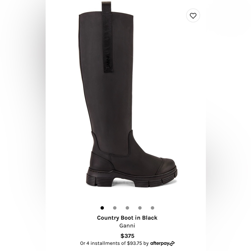 Brand New in Box - Gianni rubber boots with lugg sole